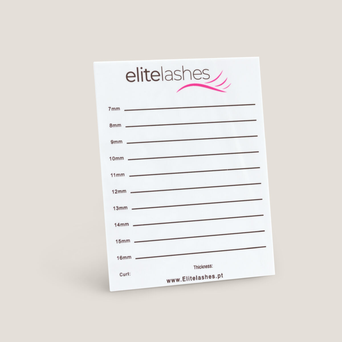 Base de acrílico Numerado