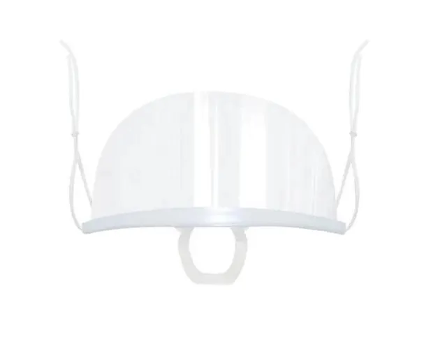 Máscara transparente sanitária com anti-embaçamento